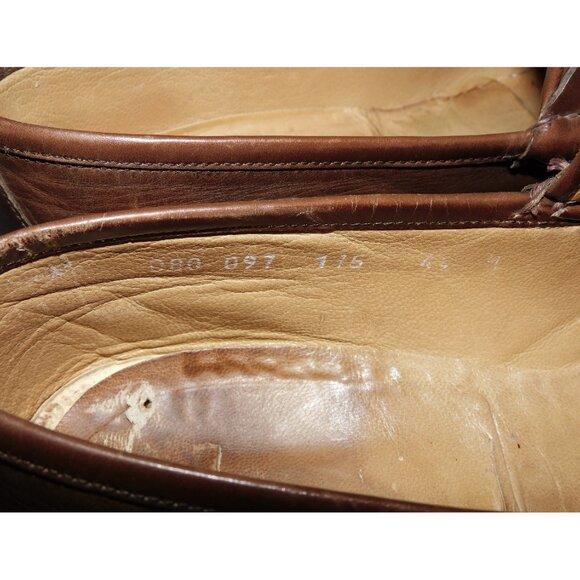 Vintage Gucci Men's Horsebit Brown Leather Loafers - Size 10.5 US - 44 EU - Picture 5 of 10